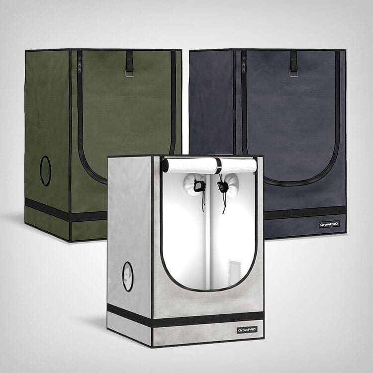 GrowPRO 4.0 Growbox XS-H, 60x60x90cm, Beige, Chive oder Ebony