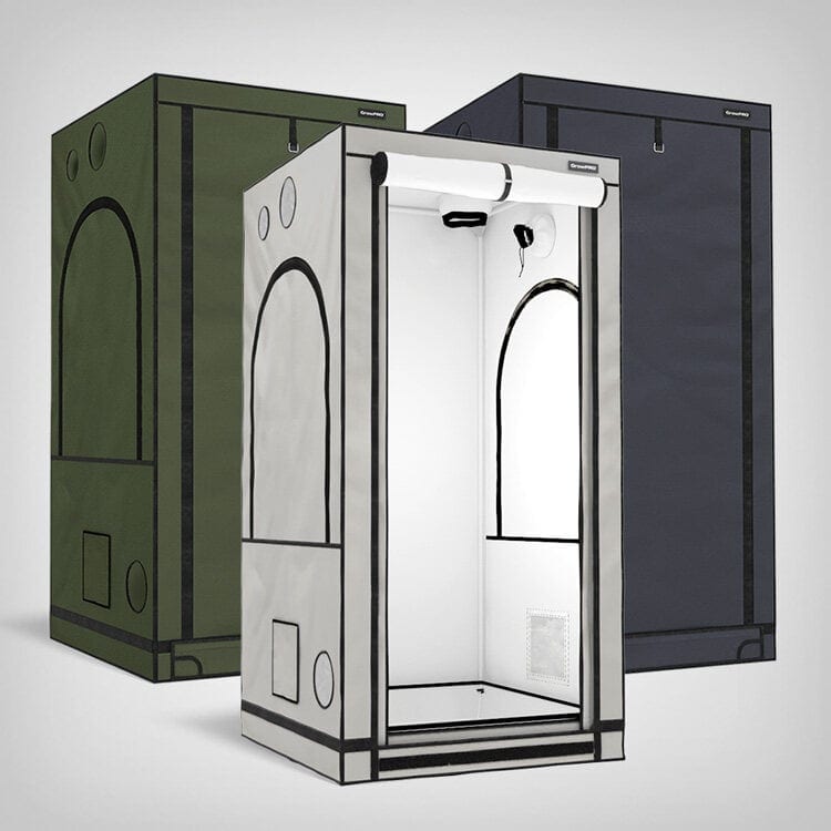 GrowPRO 4.0 Growbox L, 100x100x200cm, Beige, Chive oder Ebony