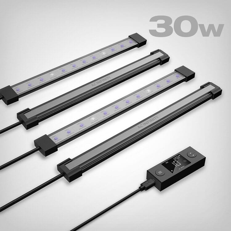 AC Infinity IONBEAM U2, UV-LED-Leisten, 4 Leisten, 28 cm