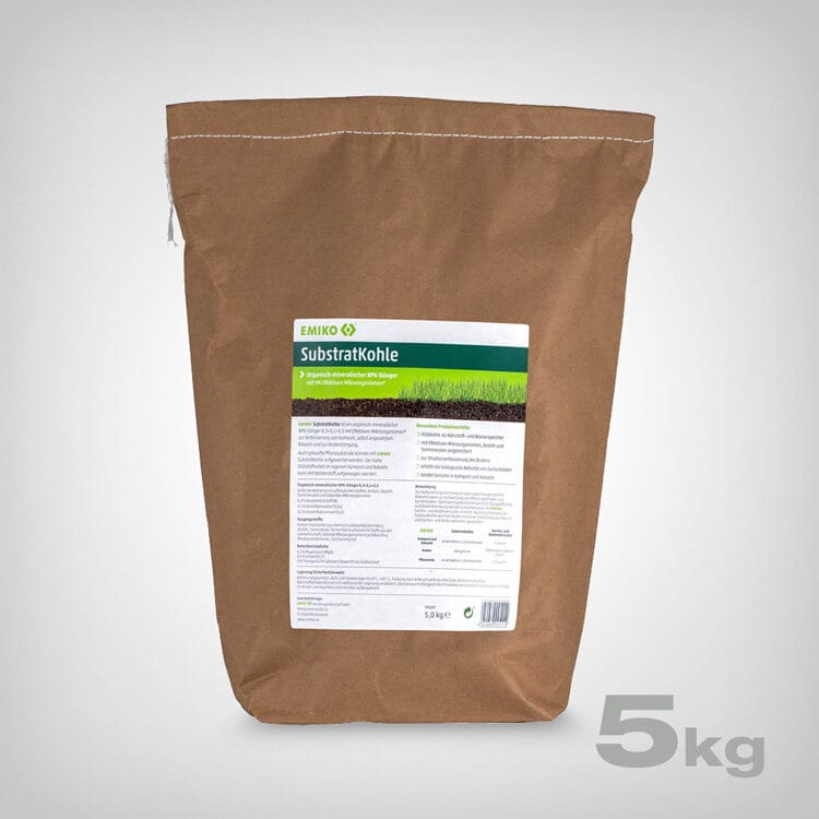 Emiko Substratkohle zur Bodenverbesserung